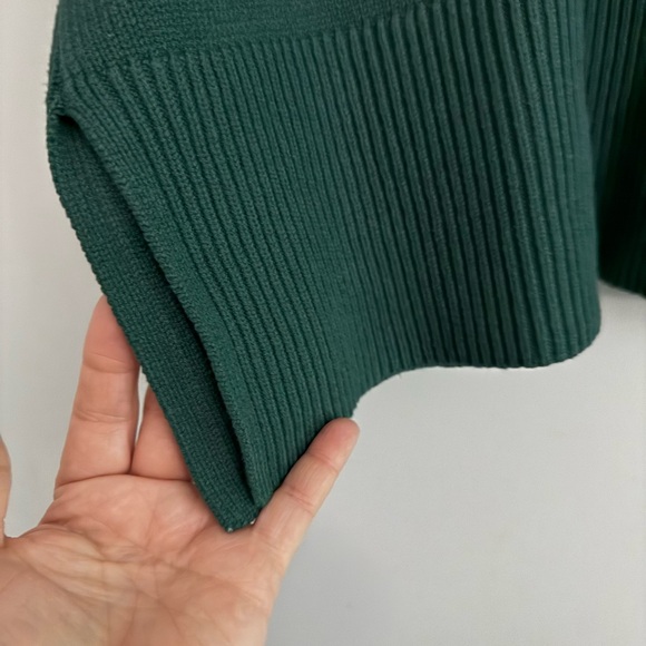 LOFT Forest Green Turtleneck Sweater - Picture 2 of 8